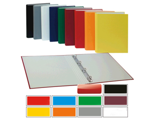 Mape ar 4 gredzeniem, A4, 20mm/30mm, aplmts kartons, balta
